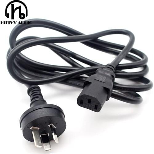 Hifivv audio AC cable line Australian Argentina Standard UL 0.75 square MM 1.8 meters long Copper core Power cord