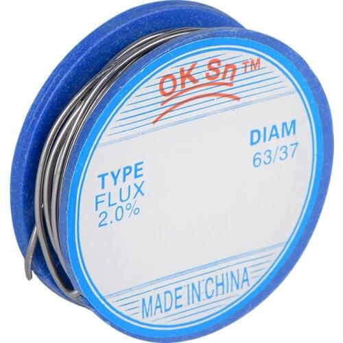 JCD 0.8MM 63/37 lead Tin flux 2.0 soldering wires Melt Rosin Core Solder Wire Roll welding wire soldering lead-free top quality