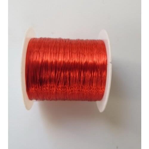 100m Red Magnet Wire 0.2mm Enameled Copper wire Magnetic Coil Winding