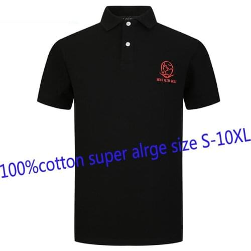 NEW 100% Cotton Mens T-Shirts High Quality Summer Short Sleeve Super Large big Man Brand Shirts Plus Size S-6XL7XL 8XL 9XL 10XL