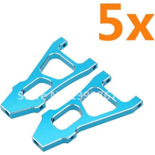 Wholesale 5Pair/Lot HSP 188019 (08037) Upgrade Parts Blue Alum Front Lower Arm RC 1:10 For 4WD Car Off Road Monster Truck 94188