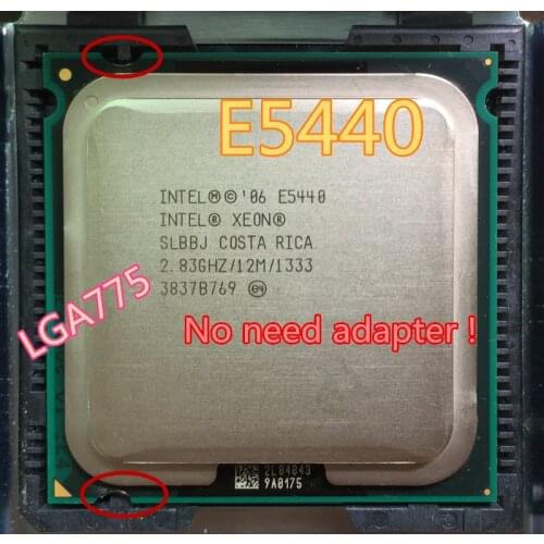 Intel Xeon E5440 Processor(2.83GHz/12M/1333)close to LGA775 Core 2 Quad Q9650 cpuworks (LGA 775 mainboard no need adapter)