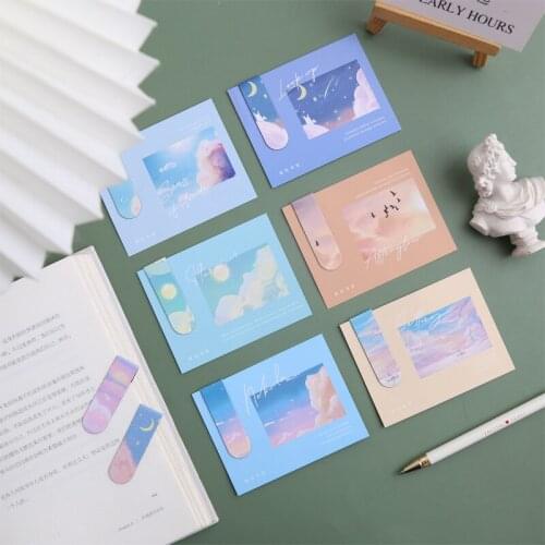 Simple sunset sunset magnetic stationery bookmark books newspapers and periodicals mark labels school office supplies