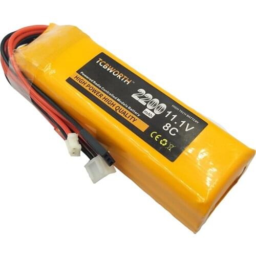 RC Lipo Battery 2S 3S 7.4V 11.1V 2200mAh 8C Max 16C JR JST FUBEBA Plug For RC Hubsan H501S Transmitter Receiver Remote control