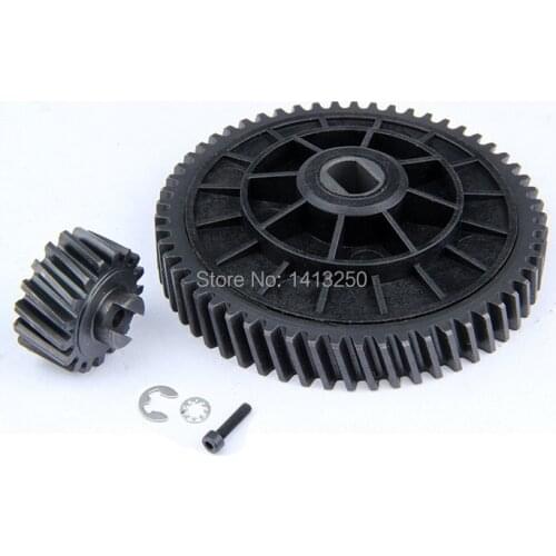 57T/17T Lean Metal Gear 57t metal spur gear for 1/5 scale HPI KM BAJA 5B 5T 5sc rc car parts