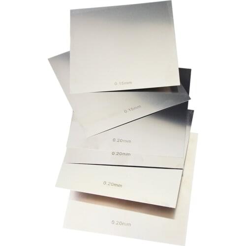 304 Stainless Steel Polished Plate Sheet Thick thin thickness 1mm/1.2mm/1.5mm/1.8mm/2mm/ 2.5mm x 100mm x 100mm square plate