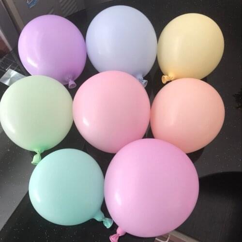 20pcs 5inch Round Latex Balloons Big Giant Beautiful Wedding Macaron Balloon Balls Arch Decoration Supplies