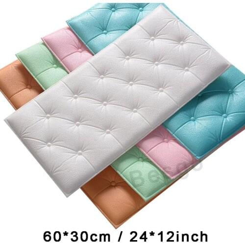 3D Wall Panel Sticker For Kids Room Bedroom Living Room Decorative Home Decoration Thick Soft Stickers Interior Design Wall Deco