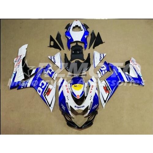 ACE KITS New ABS Injection Fairings Kit Fit For SUZUKI GSX-R600 GSX-R750 L1 L3 2011 2013 2014 2015 2016 Blue Whit A83