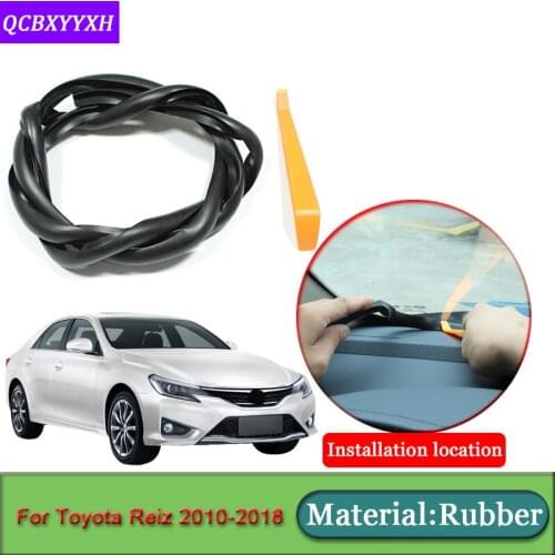 Car-styling For Toyota Reiz 2010-2018 Anti-Noise Soundproof Dustproof Car Dashboard Windshield Sealing Strips Auto Accessories
