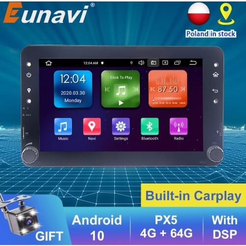 Eunavi 2DIN Android Car Radio Auto GPS for Alfa Romeo Spider Alfa Romeo 159 Brera 159 Sportwagon Audio Multimedia Player 4G DSP