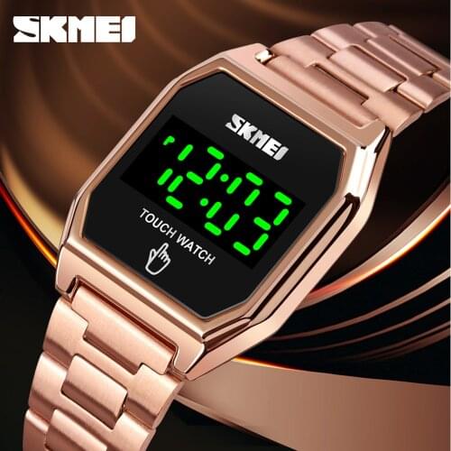 SKMEI Top Brand LED Men Women Digital Wristwatch Touch Screen LED Display Electronic Waterproof Watch Gifts Relogio Masculino
