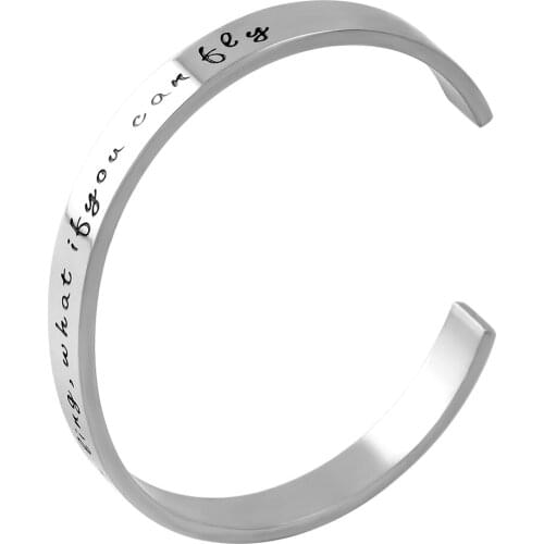 CJB0509 Shiny High Polished Metal Bangles /Bracelets for Women /Girl Custom Engraving available Bracelet