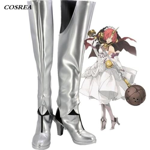 COSREA FGO Cosplay Costume Fate Grand order Frankenstein Berserker High Heel Boots Cosplay Halloween Party Shoes For Adult Woman