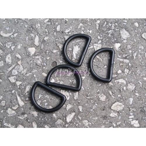 By dhl or ems 1000pcs new Repair Parts Black and mud Plastic D Ring Buckle for Backpack Bag outdoor tools