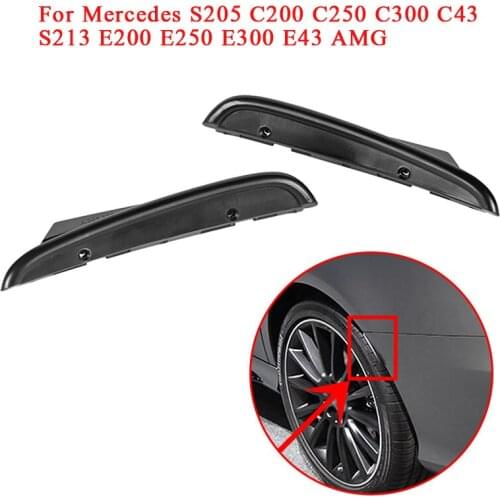 For Mercedes S205 W205 C180 C200 C250 C300 C43 S213 W213 E200 E250 E300 E43 AMG Car Rear Bumper Trim Fender Flare Wheel Eyebrow