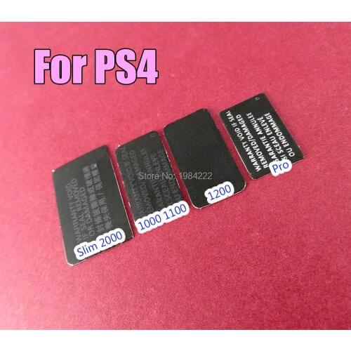 Lable for Sony PS4 1000 1100 1200 2000 housing Shell Slim Black Back Mark Tag Paste Sticker Label For Playstation 4 PS4 Console