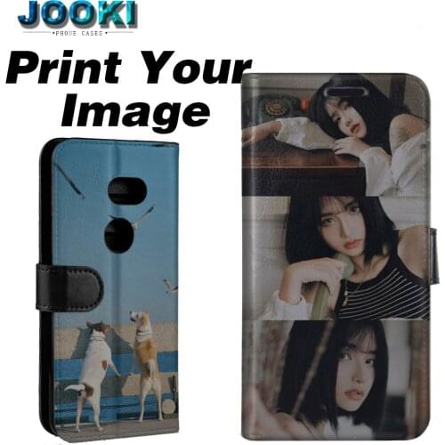 JOOKI Luxury Flip PU Leather Case For Sharp Aquos Zero Wallet Cover For Fundas Sharp Sense 2/SH-01L/SHV43 DIY customized Cases