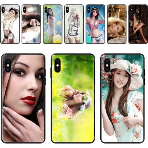 Best Sale Sexy Girls For Apple iPhone 11 12 Pro 5 5S SE 5C 6 6S 7 8 X XR XS Plus Max Black Soft TPU 2020 New Arrival