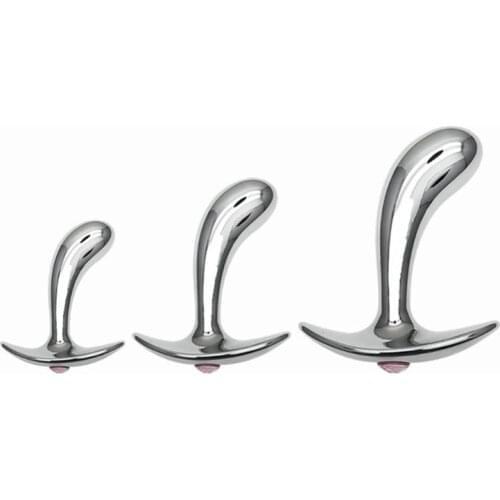 Metal Anal Plug Butt Plug Anal Expanding G Spot Wand Massager Male Prostate Massager Sex Toys For Men and Women Couple Sex Shop