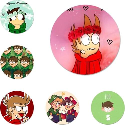 Cartoon Eddsworld Badge Brooch Pin Accessories For Clothes Backpack Decoration gift