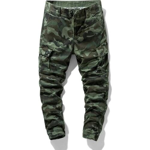 Mens Camouflage Cargo Pants Male Pants 2021 Plus Size Streetwear Fashion Trousers Pocket Casual Sweatpants Mens Clothing