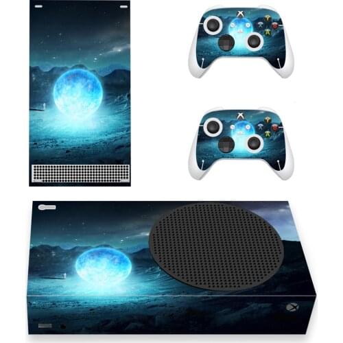 Moon Style Xbox Series S Skin Sticker for Console & 2 Controllers Decal Vinyl Protective Skins Style 1