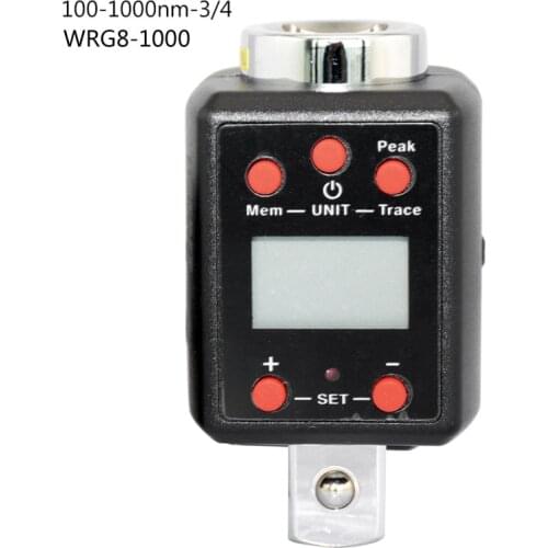 2020 New Digital High Torque Wrench 1.5-1000nm Adapter 1/4 3/8 1/2 3/4 Drive Microtorque