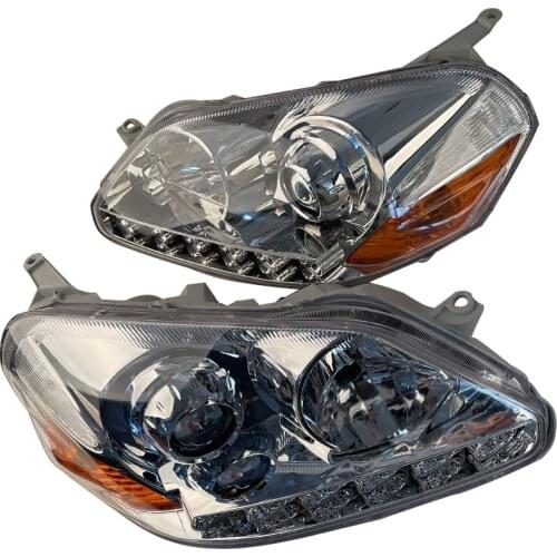 A Pair Car Headlamp For Toyota Mark Gx110 LED White Headlight with Lens 2001 2002 2003 2004 2005