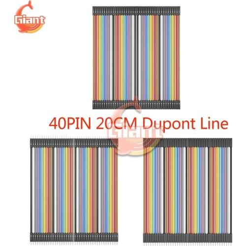 Dupont Jumper Wire 40PIN 20CM Dupont Line Male to Male + Female to Male and Female to Female Jumper Dupont Cable For PCB DIY Kit