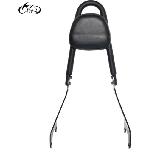 Motorcycle Backrest Shelf Sissy Bar Rear Passenger Seat Luggage Rack Cushion Pad For Yamaha Bolt XVS950 14-17