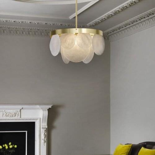 Nordic living room LED golden Pendant Lights postmodern light luxury designer model room decorative art glass lamp ZP7131019