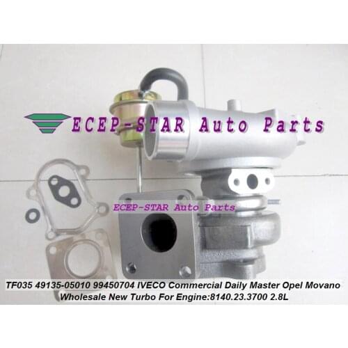 TF035 49135-05010 53149886445 Turbo Turbocharger For IVECO Commercial Daily II For Renault Master Movano SOFIM 8140.23.3700 2.8L