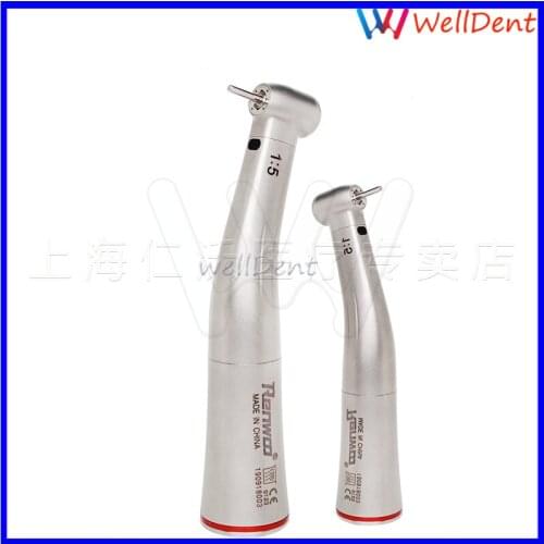 1:5 Speed Increasing Transmission NSK Contra Angle handpiece spare parts materials LED Air Driven Optic Light Push Type