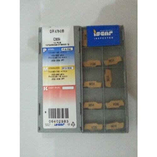 10PCS CARBIDE INSERTS GIPI4.78-0.55 IC9054