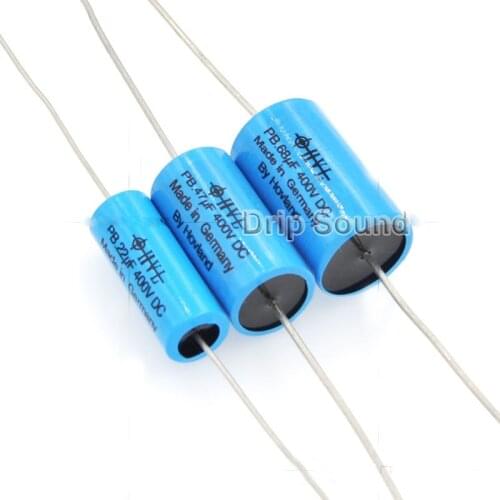 2pcs 0.22uF-3.3uF 400V PB Metallized Polypropylene Film Non-Polarity Capacitor for Speaker Frequency Divider Amplifier Crossover