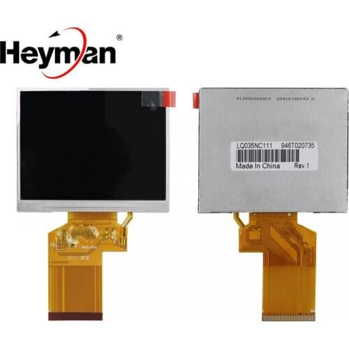 Heyman 3.5 inch HD TFT for Satlink WS-6906 WS 6906 Satellite Finder LQ035NC111 LQ035NC121 LCD Screen panel