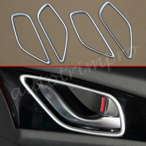 4pcs Chrome Inner Inside Door Handle Cover Protect Parts Garnish Fit For Mazda 3 M3 2014 2015 2016 2017 Accessories Trim