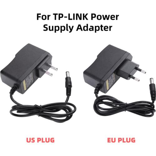 EU/US Router Power Supply Adapter 9V 600mA Charger Converter Plug Wireless Adapter Connector For TP-LINK T090060 450M 300M Wan
