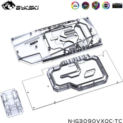Bykski Video Back Plate Memory Water Block For Geforce RTX 3080/3090 Vulcan/Neptune X OC 10/24G Colorful iGame,N-IG3090VXOC-TC