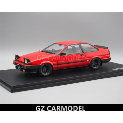 IG 1:18 Toyota Sprinter Trueno AE86 2Door GTV Initial D JDM Collector Edition Metal Diecast Model Toy