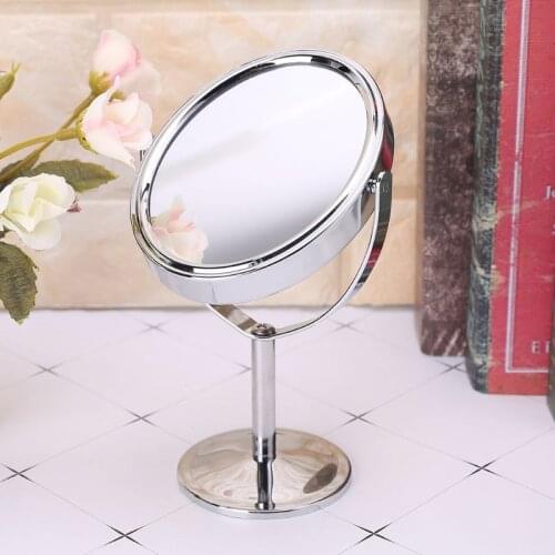 Beauty Makeup Cosmetic Mirror Double-Sided Normal Stand Mirror C1FF