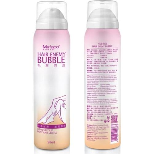 Painless Hair Removal Cream Depilatory Bubble Boby Bikini Legs Hair Remover Foam
