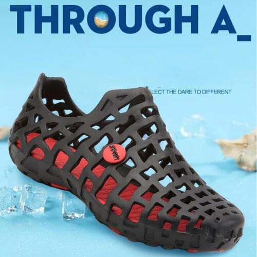 2021 Wading Shoes Mens Breathable Air Mesh Hiking Climbing Water Sports Shoes Non-Slip Beach Outdoor River Upstream Shoes Women