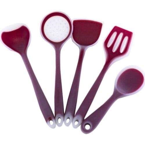 5Pcs Cooking Tools Set Utensils Kitchen Accessories Silicone Non-Stick Temperature Resistance Cookware Kitchen Tools