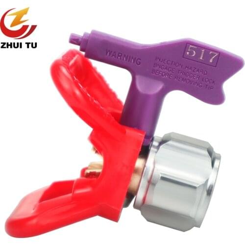 2020 New Airless Spray Tip Guard Suit For High Pressure Spray Gun Spray Guide Airless Paint sprayer Seat Nozzle Set