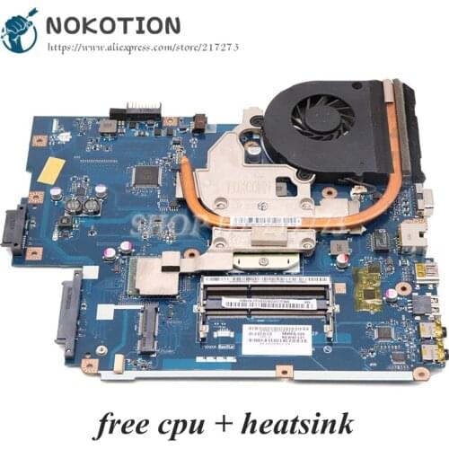 NOKOTION NEW70 LA-5892P For Acer aspire 5741G 5741 5742 5742G PC Motherboard + heatsink Instead LA-5891P LA-5893p LA-5894P