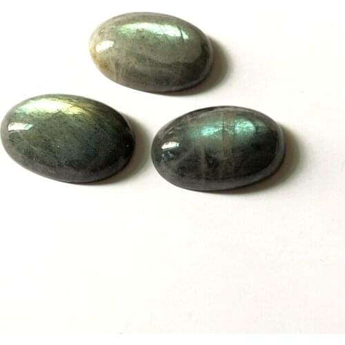 Wholesale 1pcs Green Flash Labradorite Bead Pendant Cabochon,Healing Gem Stone,approx 20x30mm Oval Cabs