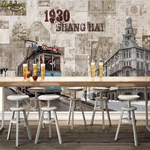 Beibehang Custom Mural Wallpaper 3D Colorful Graffiti Retro Modern Style Mural Living Room KTV Bedroom Backdrop home improvement