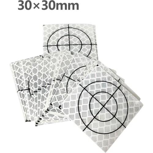 Good quality band new Sale 100pcs Reflector Sheet 30 x 30mm Reflective tape target For total station Free shipping